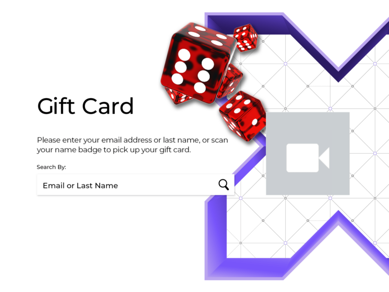 Registration Screen Giftcard Screen